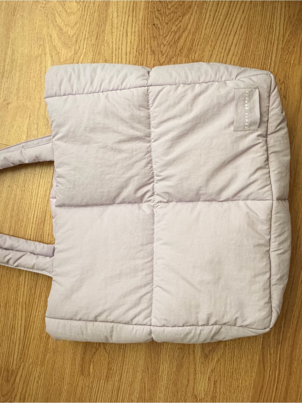 Light Lavender Quilted Tote Bag - Fenty